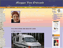 Tablet Screenshot of maggievanostrand.com